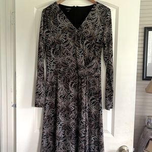 Brown Paisley Dress